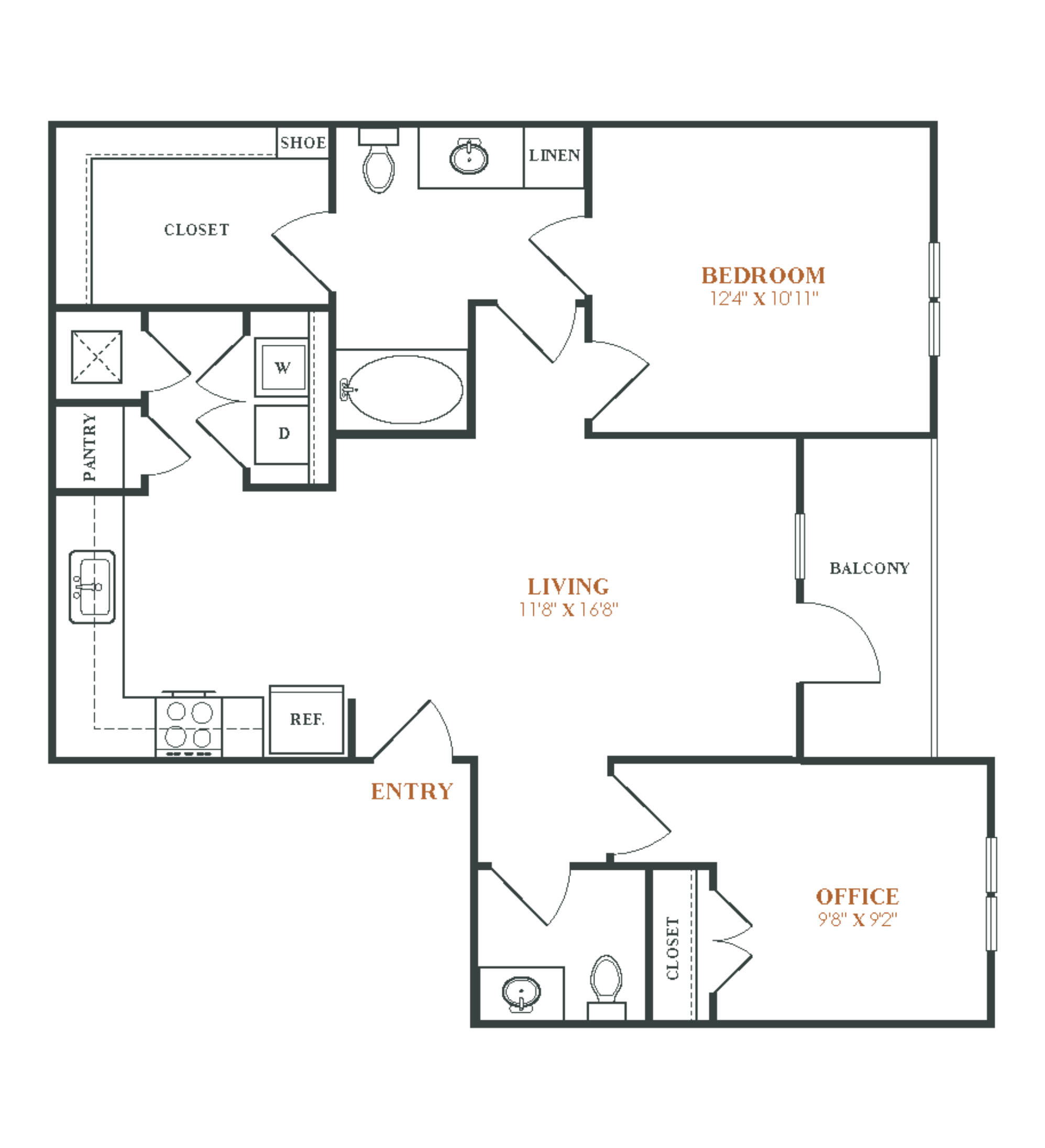 A2.1 floor plan